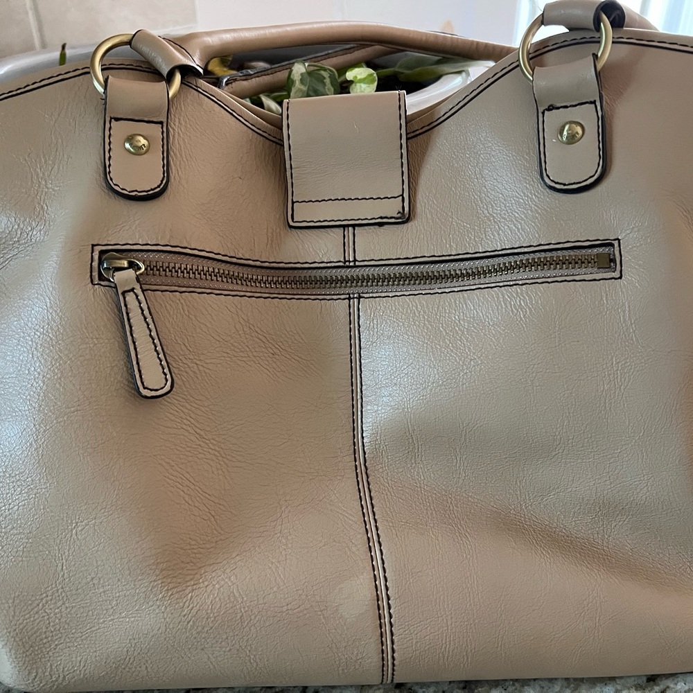 ETIENNE AIGNER Leather Purse Beige Genuine - Picture 4 of 6